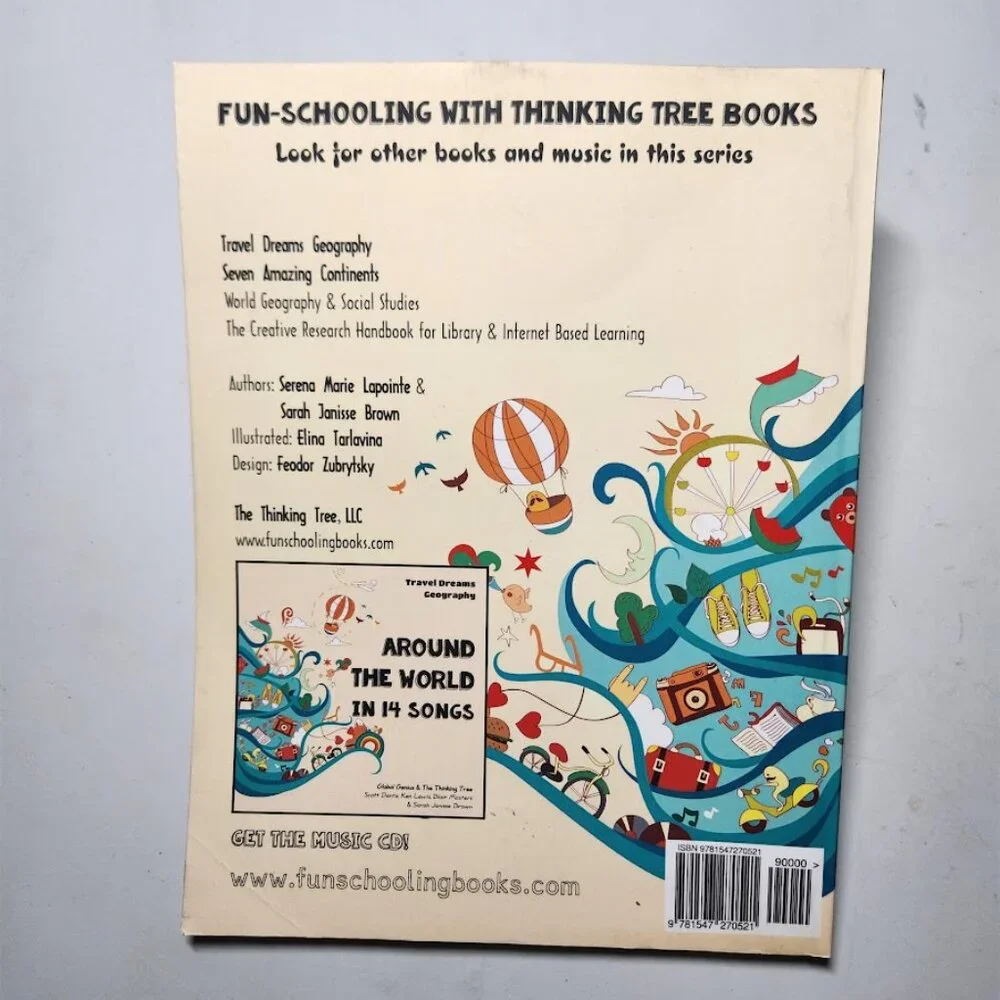 Book Seven Amazing Continents Travel Dreams Geography & Social Studies Workbook